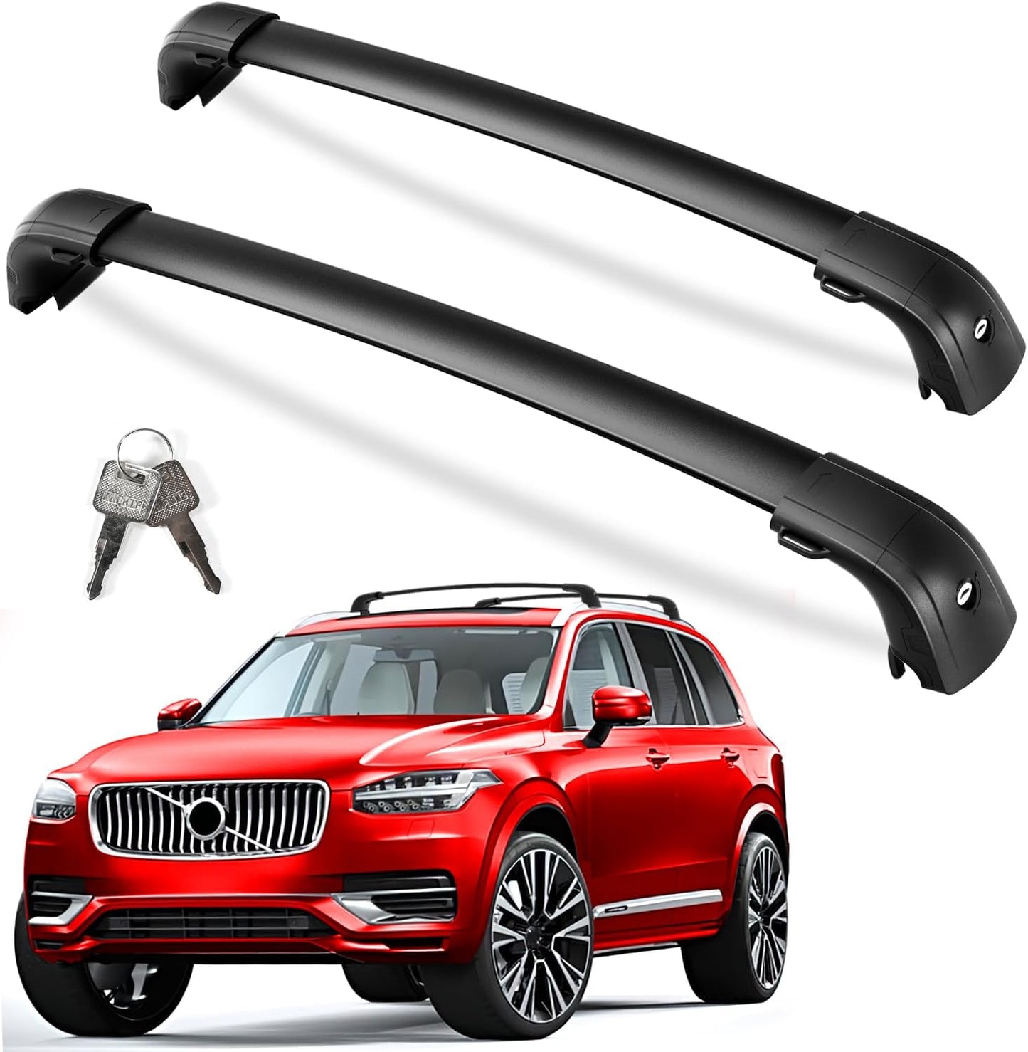 KINGGERI Roof Rack Cross Bars for Volvo XC90 2016-2025