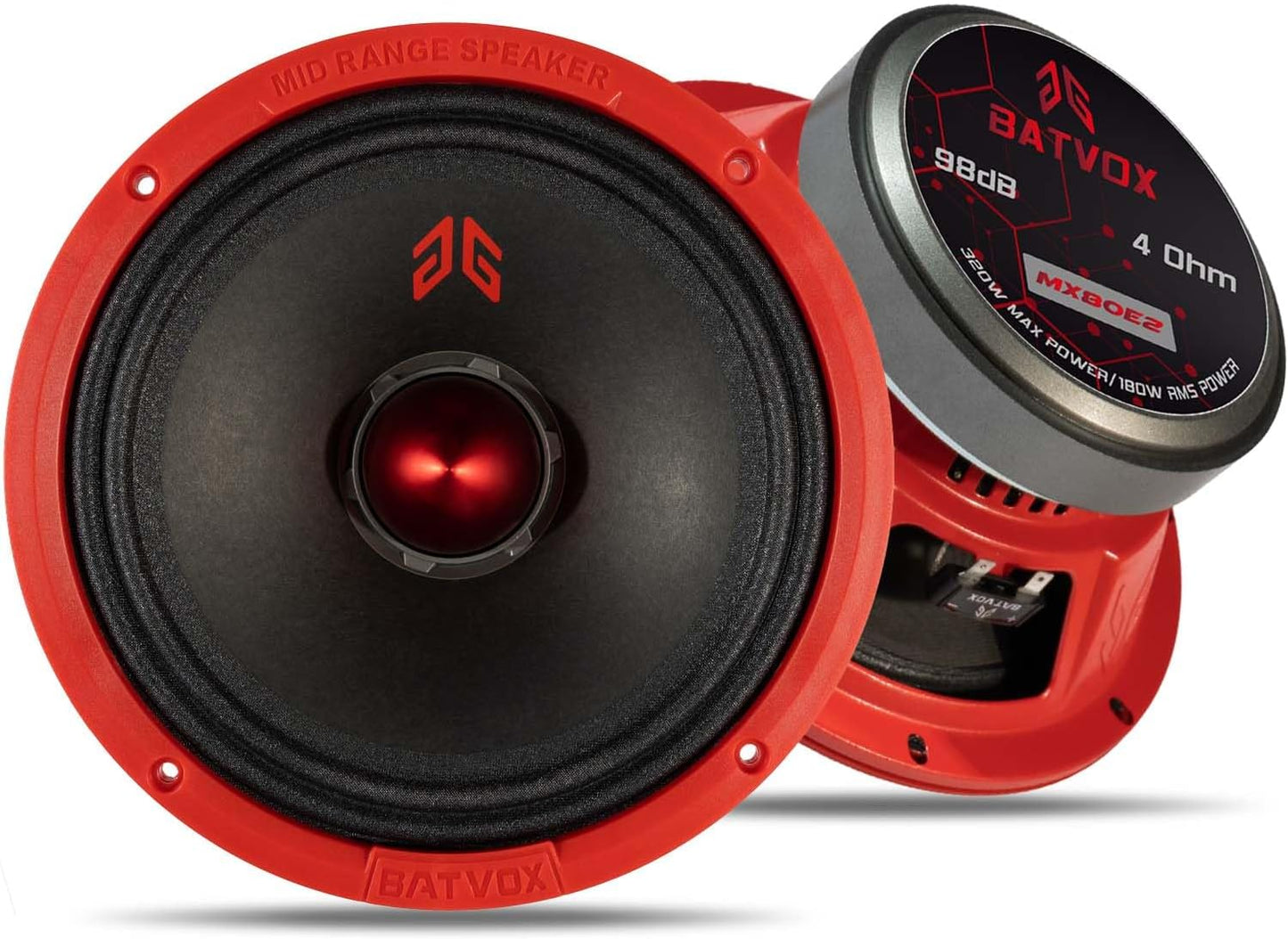 MX80E2 Loudspeaker 8 Inch Midrange for Premium Car Audio