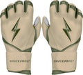 BRUCE BOLT Signature Series Long Cuff Batting Glove - Durable Fit Each
