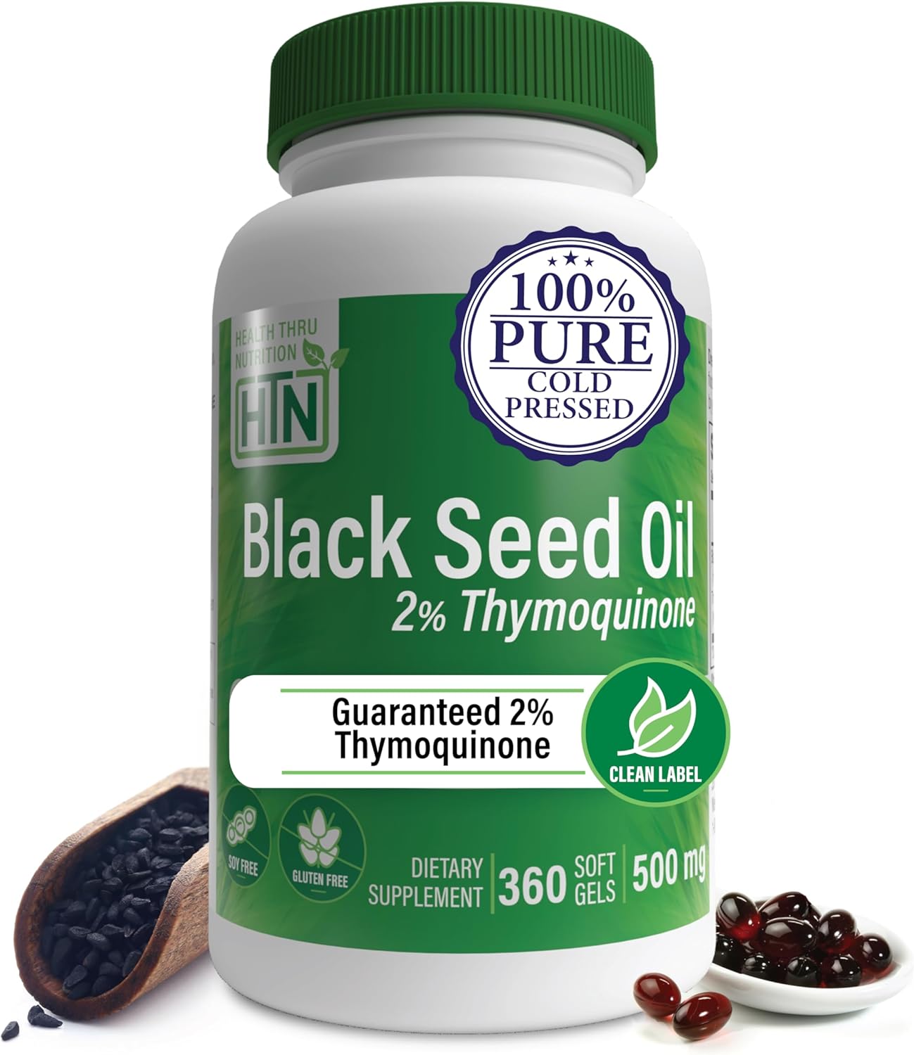 High Potency Black Seed Oil Softgels for Optimal Health