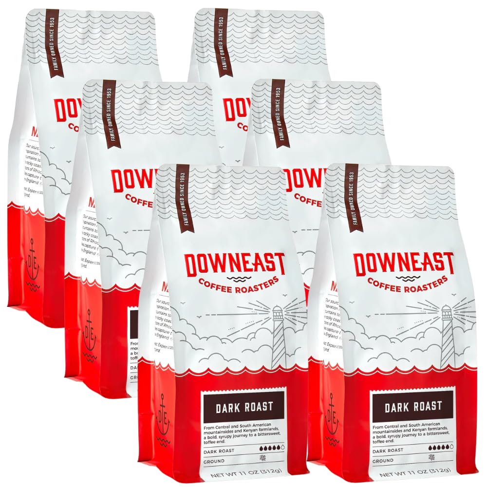 Downeast Coffee Roasters Dark Roast Coffee - Bold and Rich Flavor