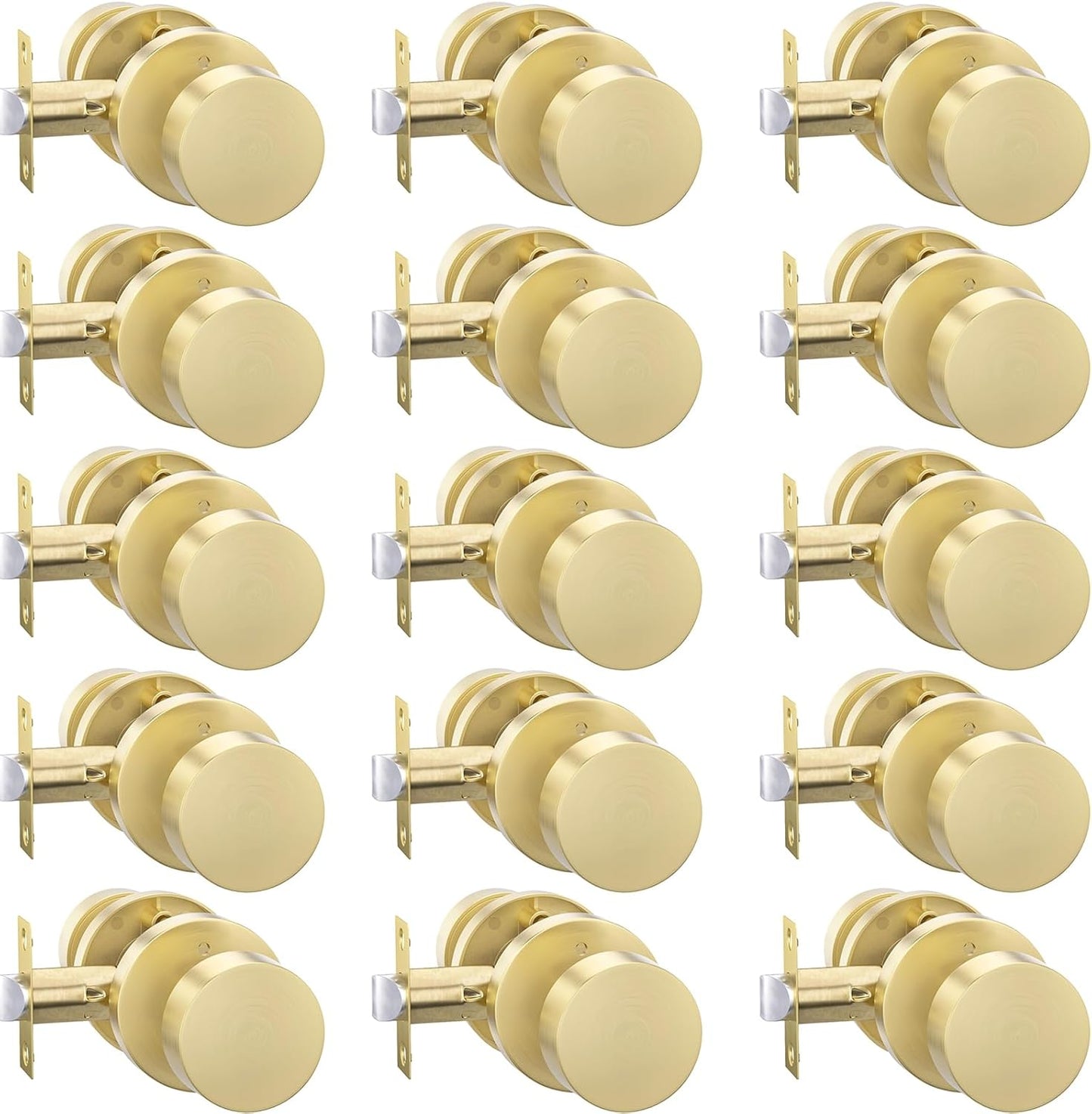 goldenwarm Gold Door Knobs Interior for Privacy Needs