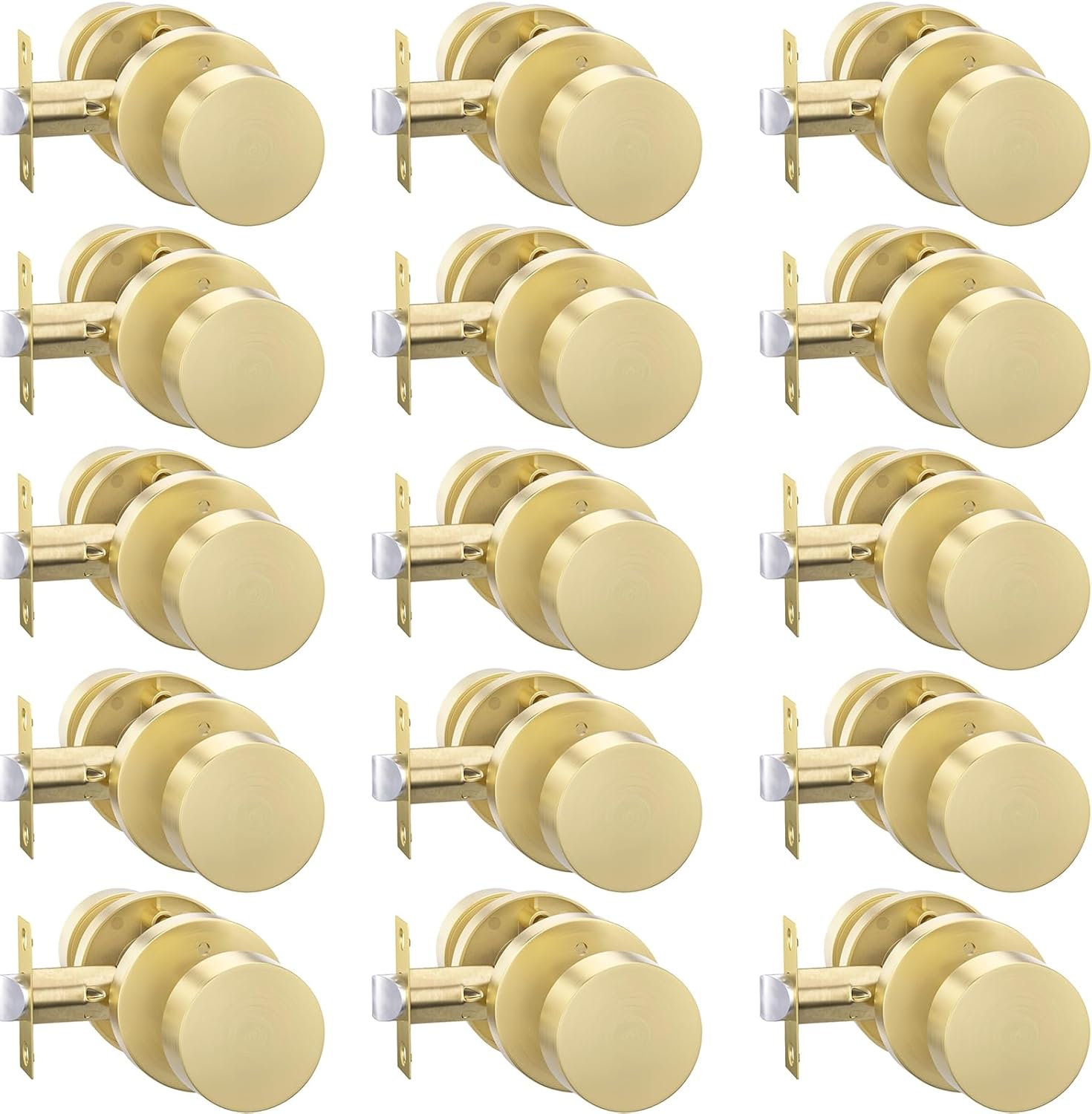 goldenwarm Gold Door Knobs Interior for Privacy Needs