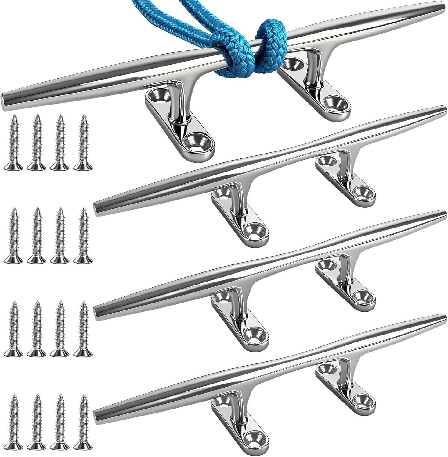 Dock Cleats - 316 Stainless Steel Boat Cleats for Marine Use