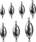 THKFISH Inline Trolling Sinkers with Swivels - Quick Setup Weights