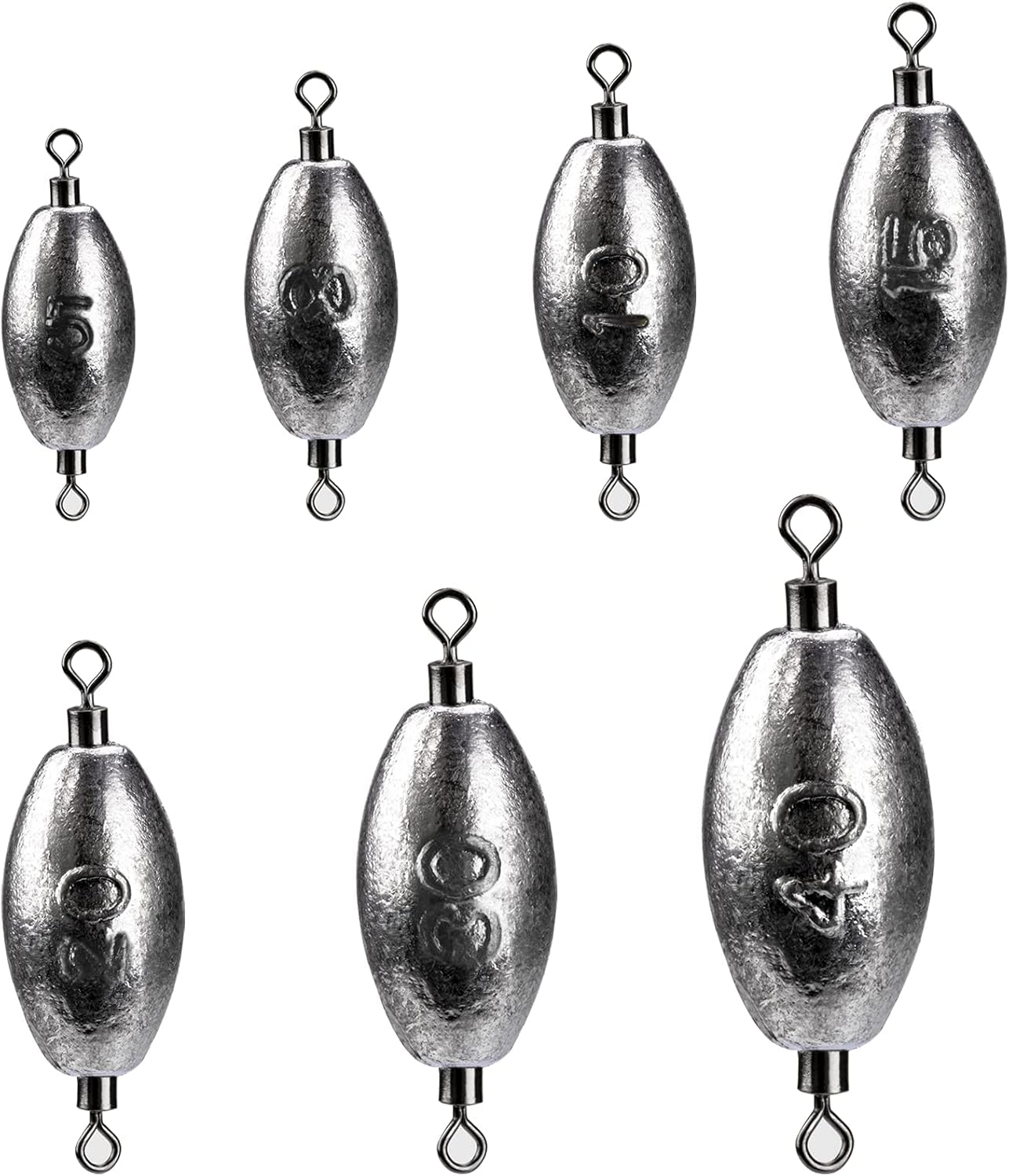 Quick Setup Inline Trolling Sinkers by THKFISH