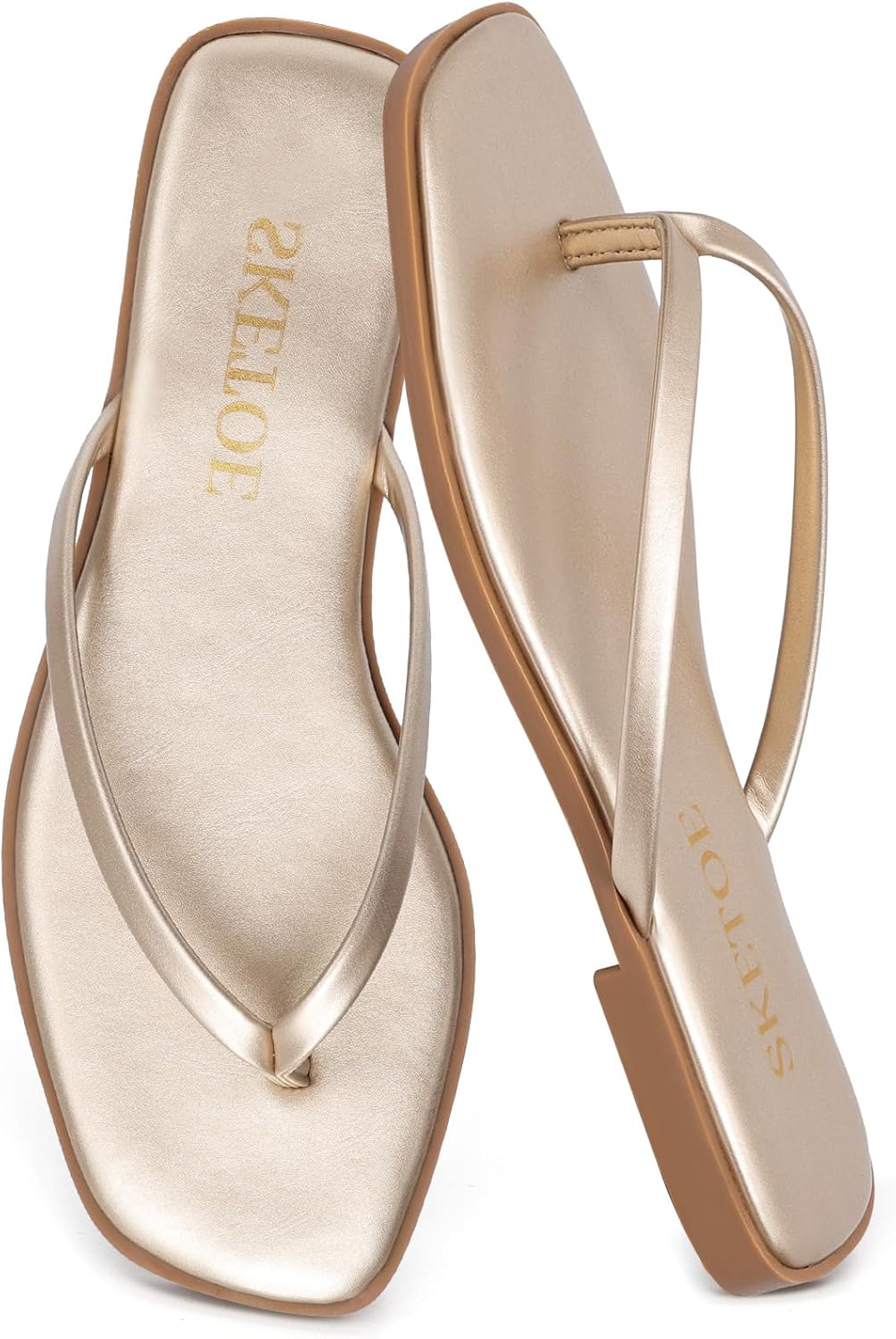 Stylish Flip Flops for Women with Square Toe Design for Comfort
