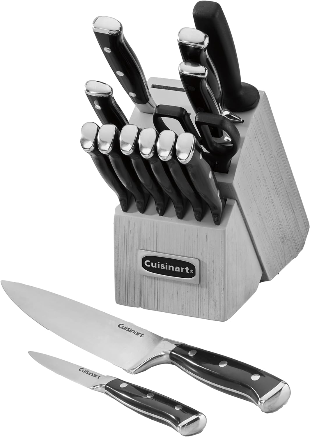 Cuisinart 15-Piece Knife Set with Block for Culinary Excellence