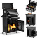 INTERGREAT Black Tool Chest 5-Drawer Rolling Cabinet - Detachable Top