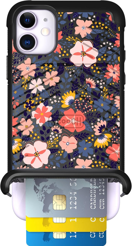 Scooch iPhone 11 Case with Card Holder and 10-Foot Drop Protection