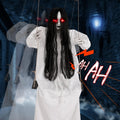 Scary Hanging Swinging Girl Props for Halloween Outdoor Decor