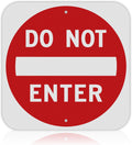 Do Not Enter Sign 24x24 60 MIL Aluminum - Heavy-Duty Weatherproof