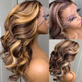 200% Density 360 Lace Front Wigs for Stunning Honey Blonde Look