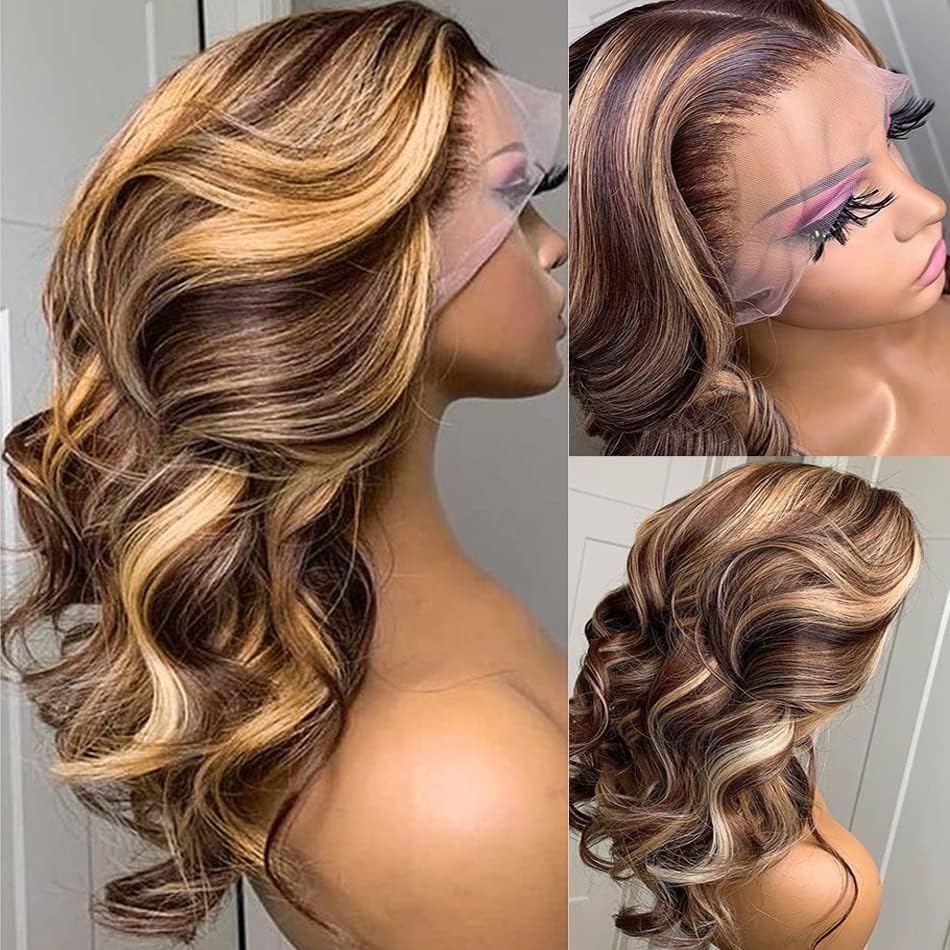 200% Density 360 Lace Front Wigs for Stunning Honey Blonde Look