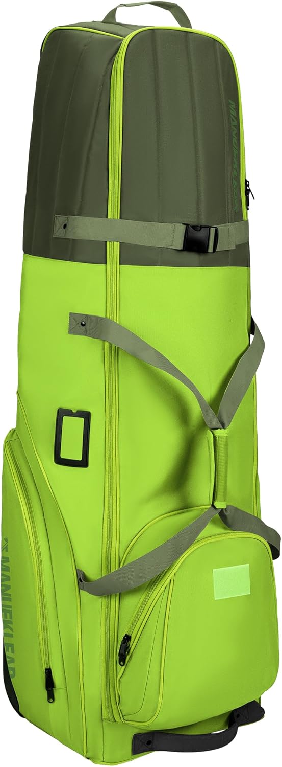 MANUEKLEAR Golf Travel Bag: Airlines Approved, Padded Top, 3 Pockets