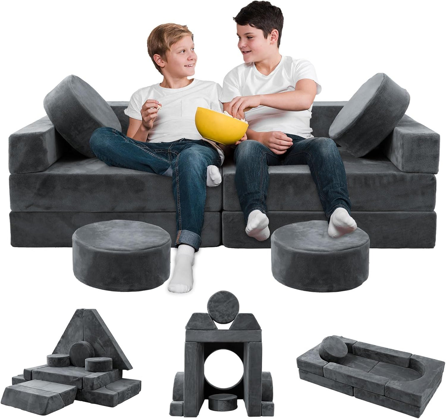 Modular Kids Play Couch for Imaginative Fun and Comfort