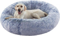 45 in Donut Dog Bed for Extra Large Dogs - Calming Plush XL