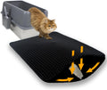 Cat Litter Box Mat Double Layer Trapping Mat 35x24in - Keeps Floors