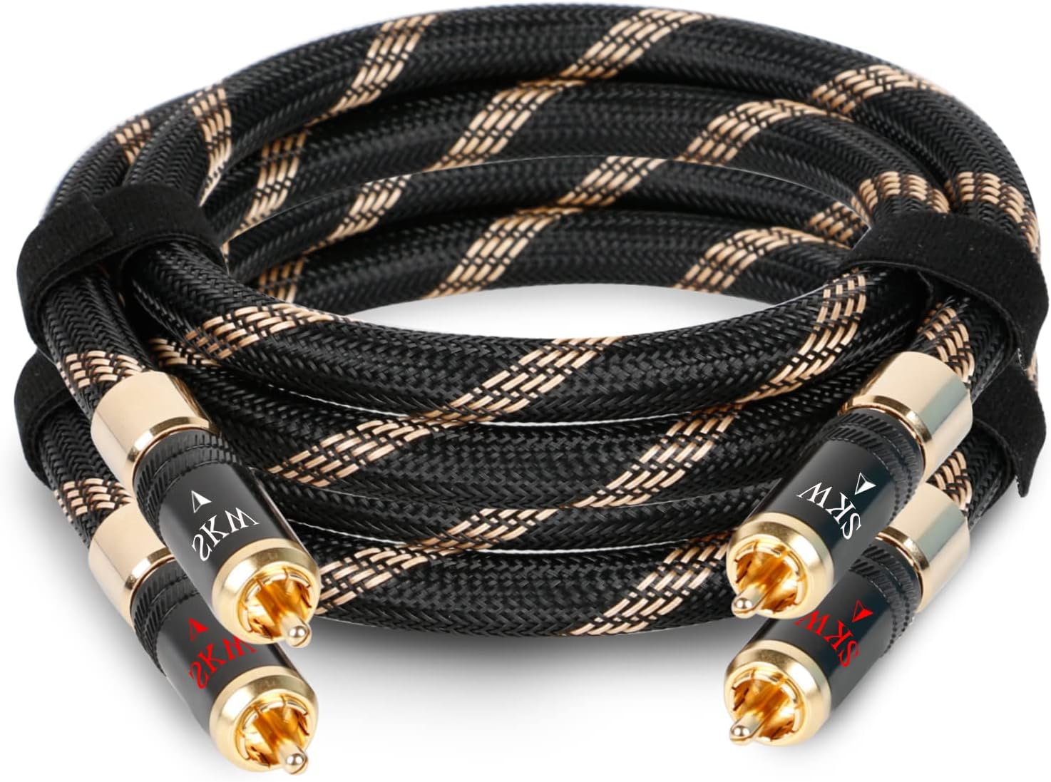 SKW Audiophiles Lock RCA Cable for HiFi System Interconnect