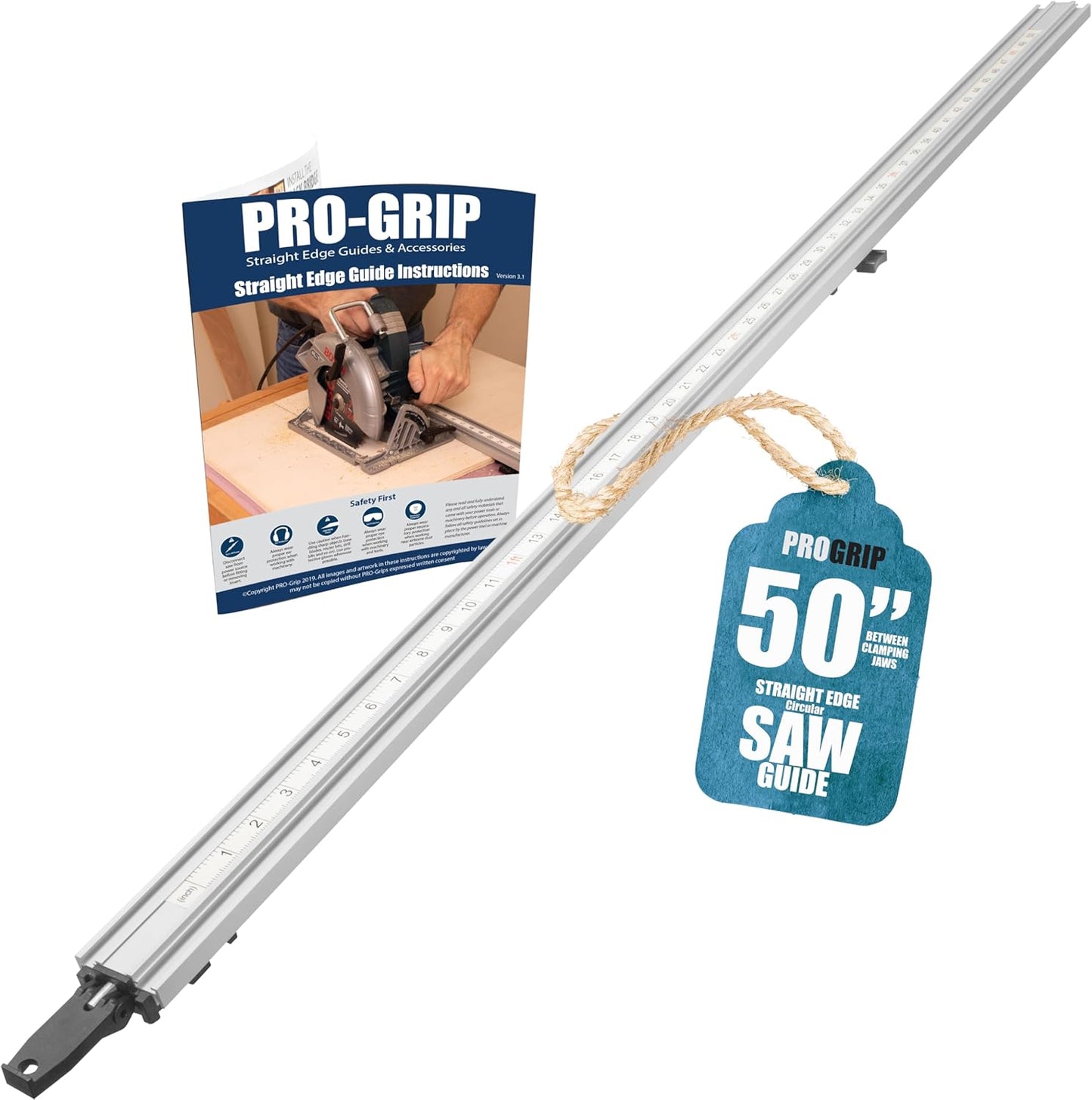 ProGrip Straight Edge Clamp for Precise Cuts on Plywood Sheets