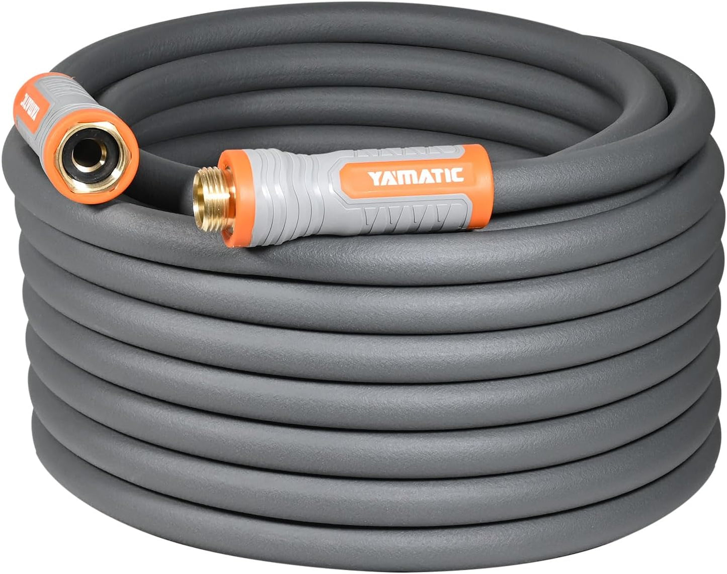 YAMATIC Heavy Duty Garden Hose 5/8 in x 75 ft for All-Weather Use