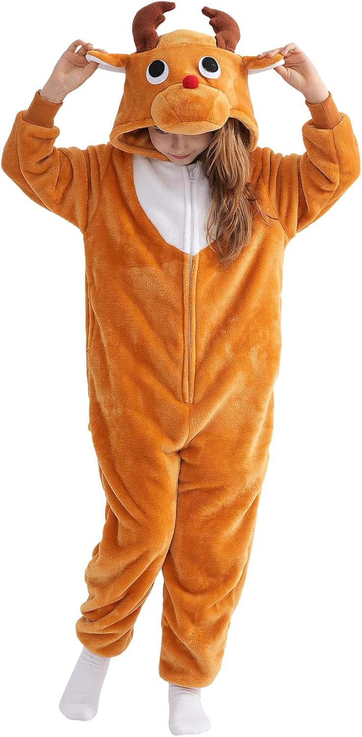 Beauty Shine Cartoon Animal Onesie Pajamas for Fun Sleepwear