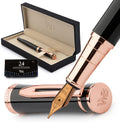 Wordsworth & Black Fountain Pen Set - 18K Gilded Medium Nib