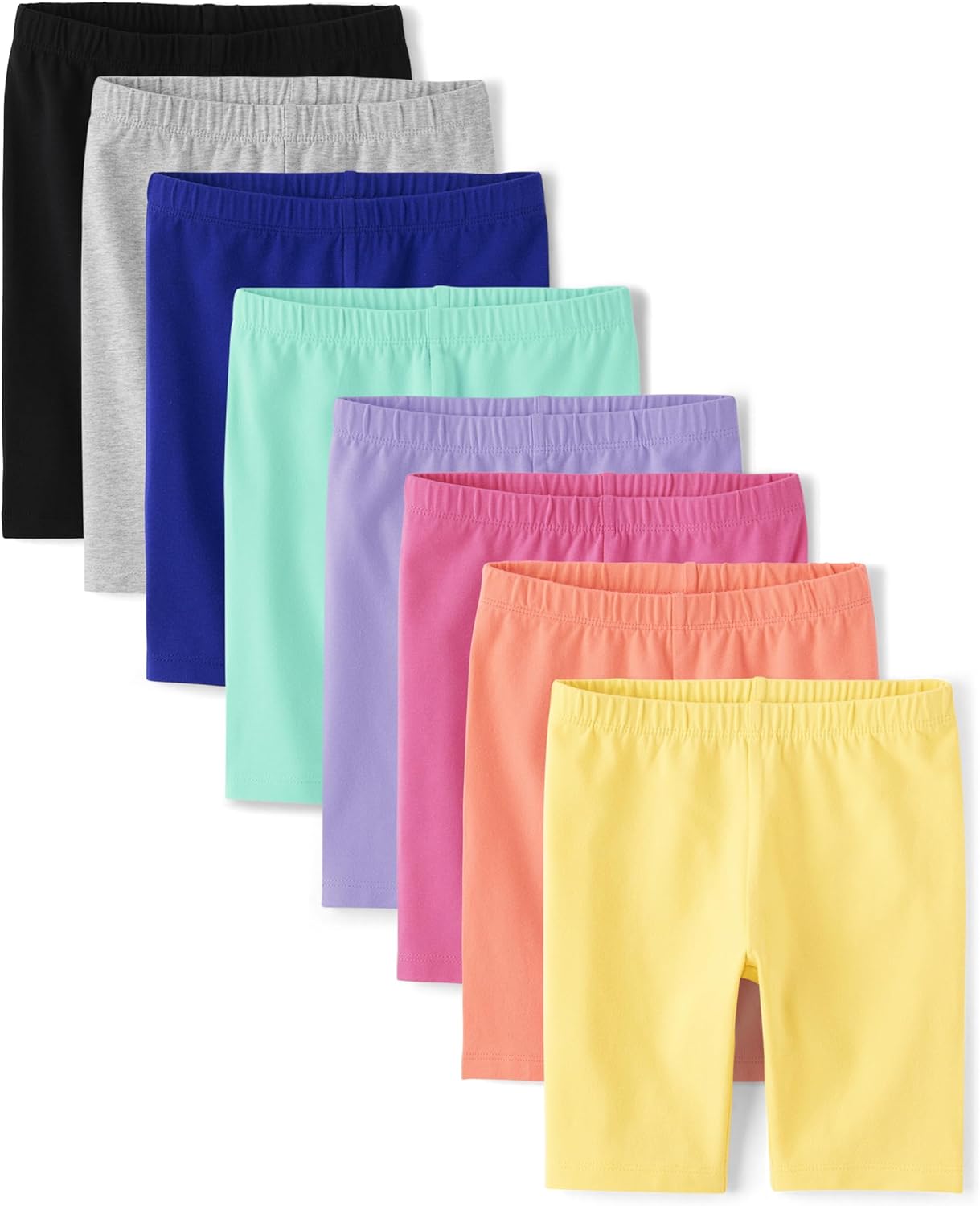 The Children's Place Girls' Solid Bike Shorts for Active Fun