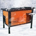 Outdoor Insulated Cat House with 6-Sided Foam - Winter Shelter