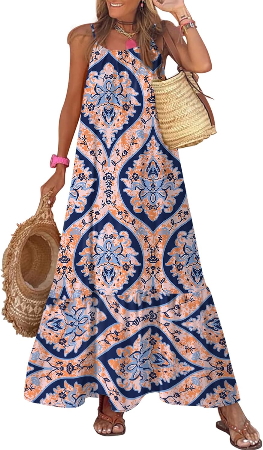 Dokotoo Women Summer Dresses 2025: Boho Maxi Dress