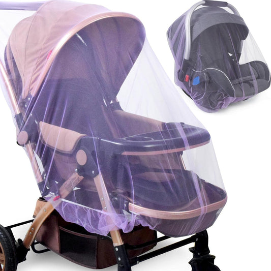 Durable 2 Pack Stroller Mosquito Nets - Protect Your Baby in Style!