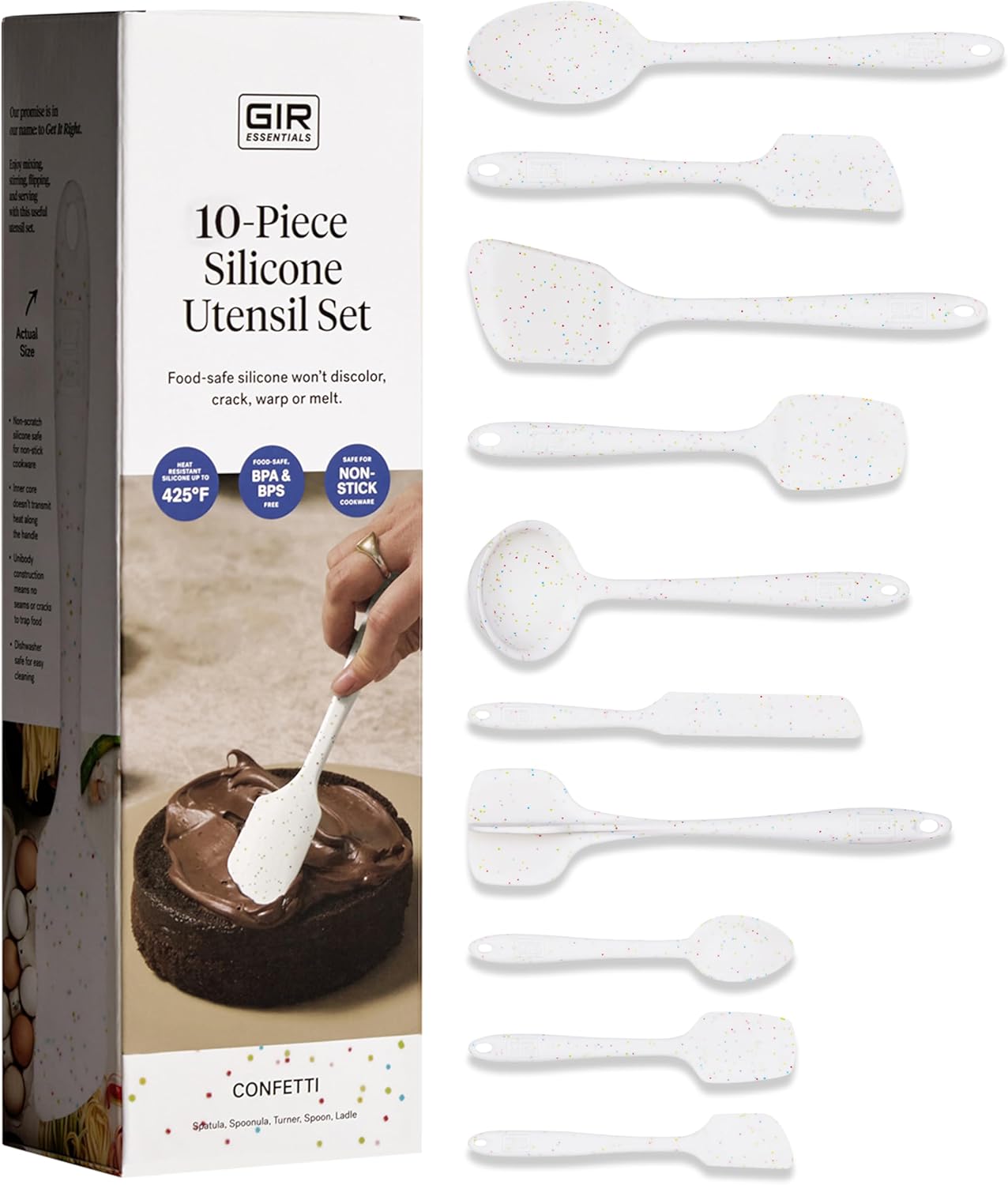 GIR Silicone Essentials Kitchen Utensils Set for Cooking