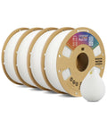OVERTURE 4KG PLA Filament 1.75mm 4-Pack - Consistent, Tangle-Free