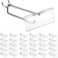 Pegboard Hooks 50 Pack 6 in with Label Holders - Heavy Duty