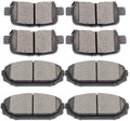cci yu D793 D865 Ceramic Front Rear Brake Pad Set - Quiet, Long Life