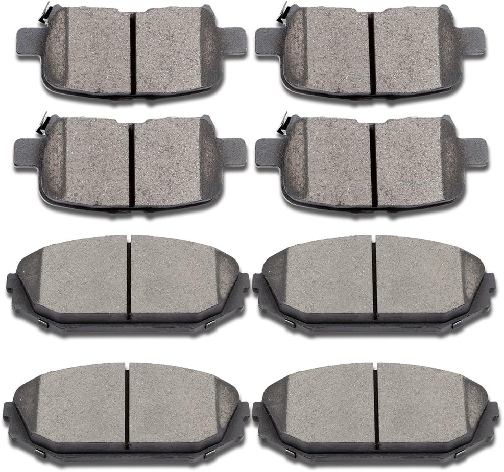 cciuy D793 D865 Ceramic Brake Pad Set for Acura MDX & Honda Odyssey