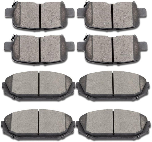 cciuy D793 D865 Ceramic Brake Pad Set for Acura MDX & Honda Odyssey