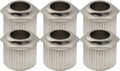 Musiclily Hex Brass 1/4in to 10mm Tuner Conversion Bushings - Set of 6