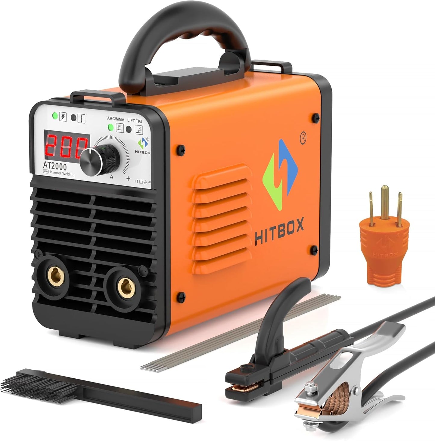 HITBOX Stick Welder 140A Mini Portable 2 IN 1 ARC MMA Machine