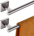 KOKOSIRI Towel Bar 24 in 2-Pack Brushed Nickel - Rustproof Stainless