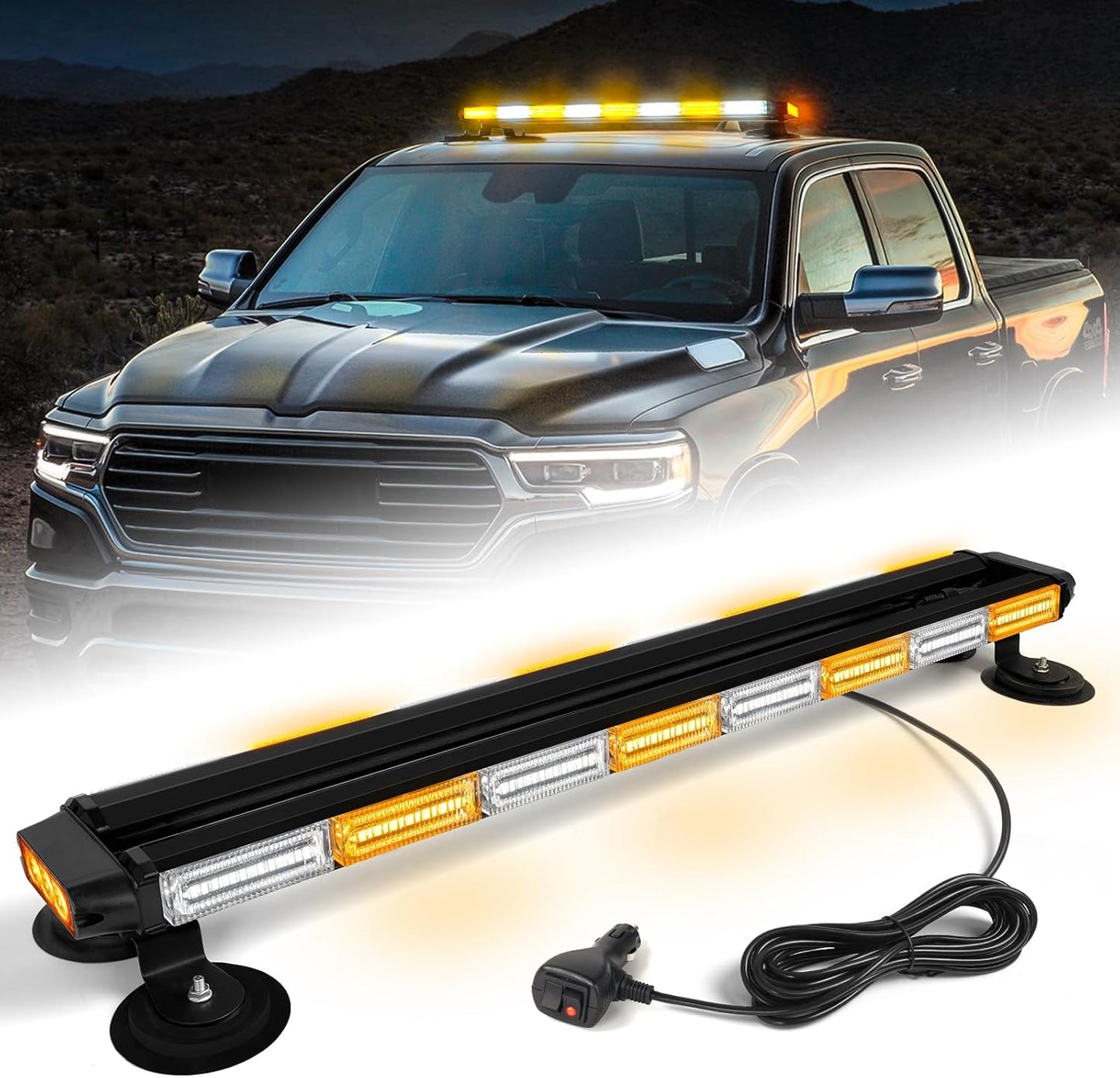 34inch LED Emergency Rooftop Strobe Lights Bar for Safety