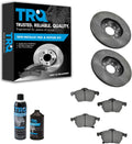 Front Brake Pad & Rotor Kit Compatible with Saab 9-3, 9-5, Saturn