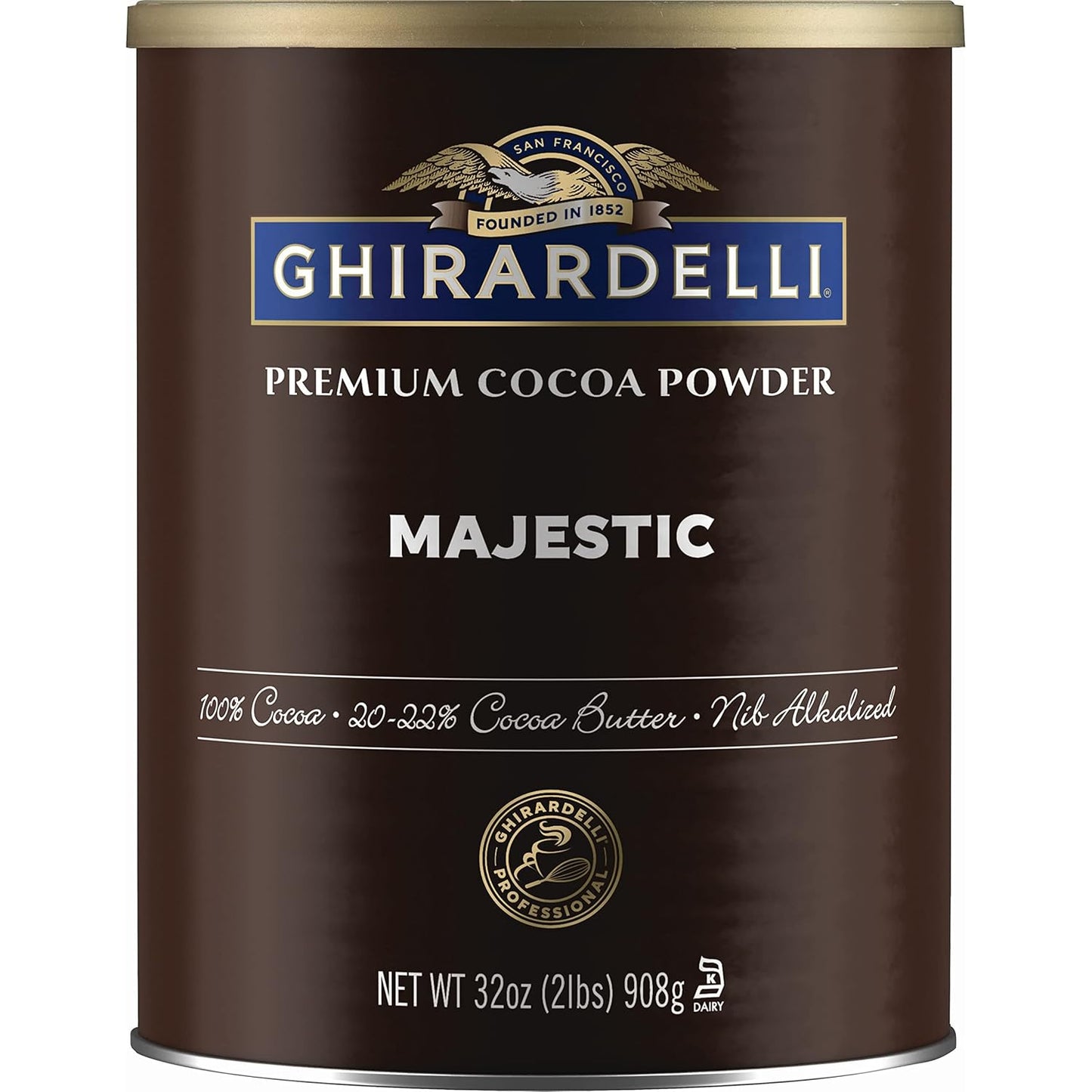 Ghirardelli Majestic Dutch Processed Cocoa Powder for Baking