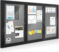 Enclosed Bulletin Board Outdoor Noticeboard with Locking Door