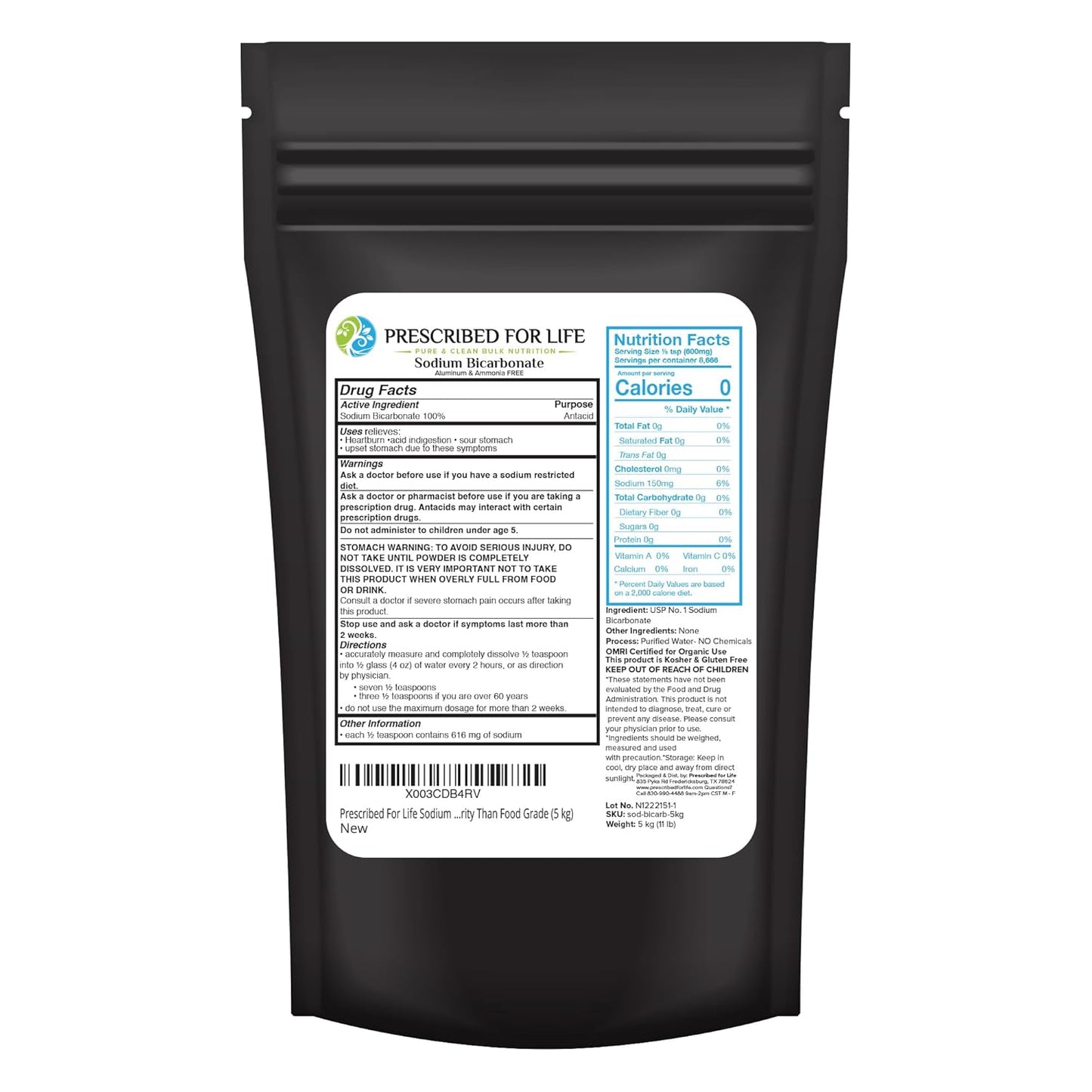 Organic Baking Soda Powder for Cooking and Cleaning Uses
