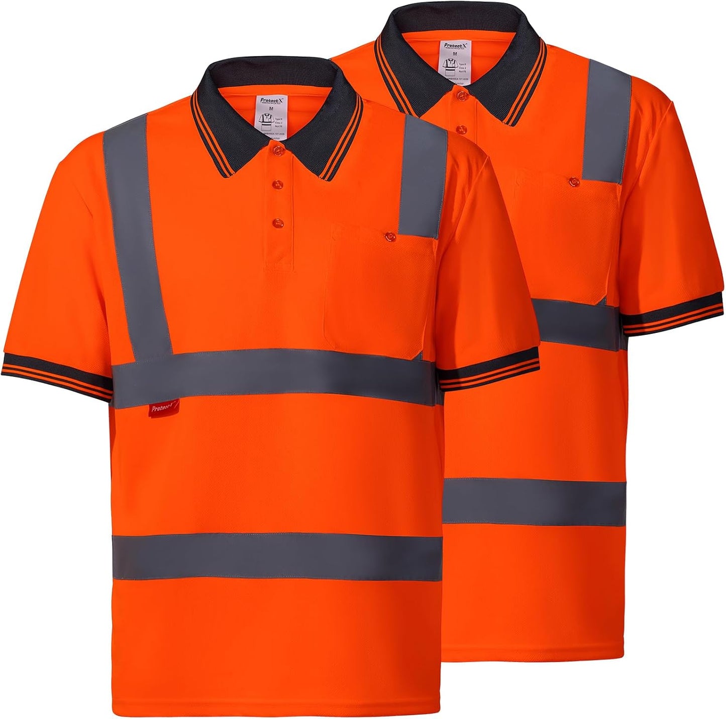 ProtectX High Visibility Reflective Safety T-Shirt for Men