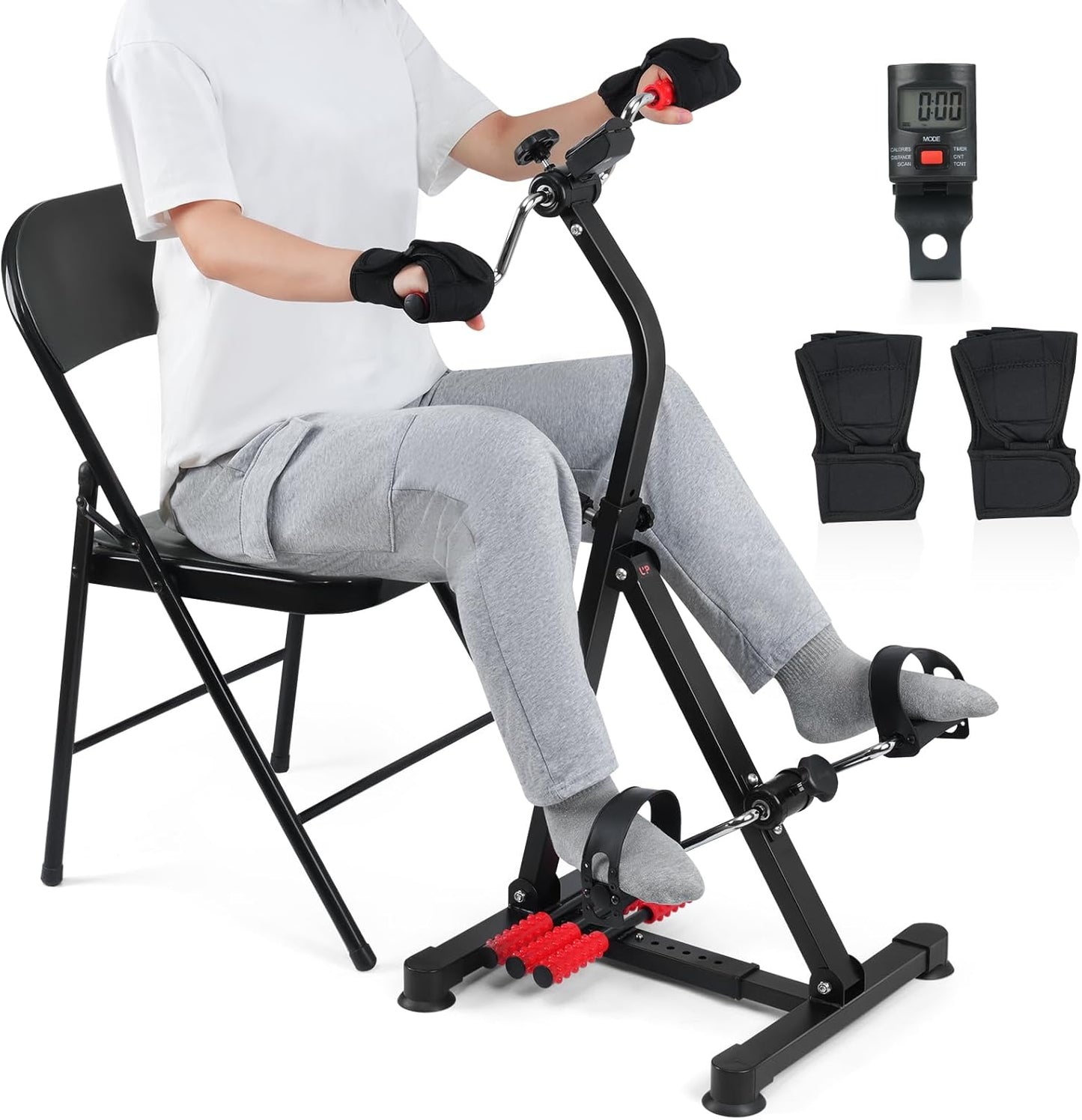 Adjustable Pedal Exerciser for Seniors - Ideal for Rehab