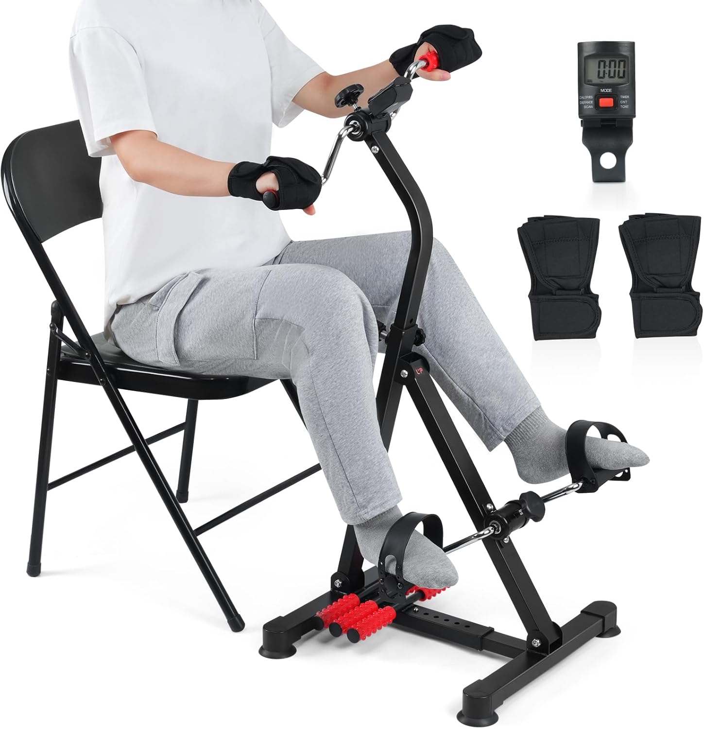 Adjustable Pedal Exerciser for Seniors - Ideal for Rehab