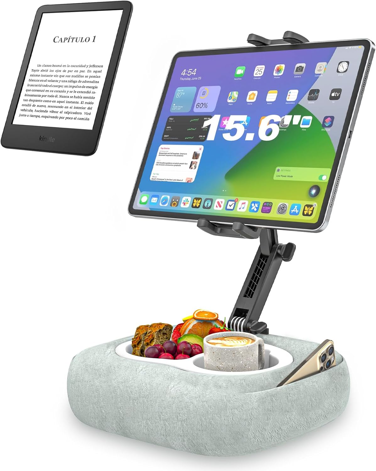 Adjustable Tablet Pillow Stand for Comfort and Convenience