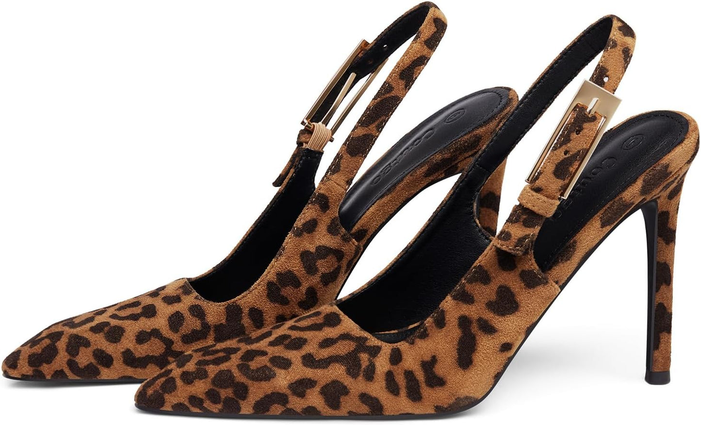 Coutgo Women's Slingback High Heels for Elegant Style